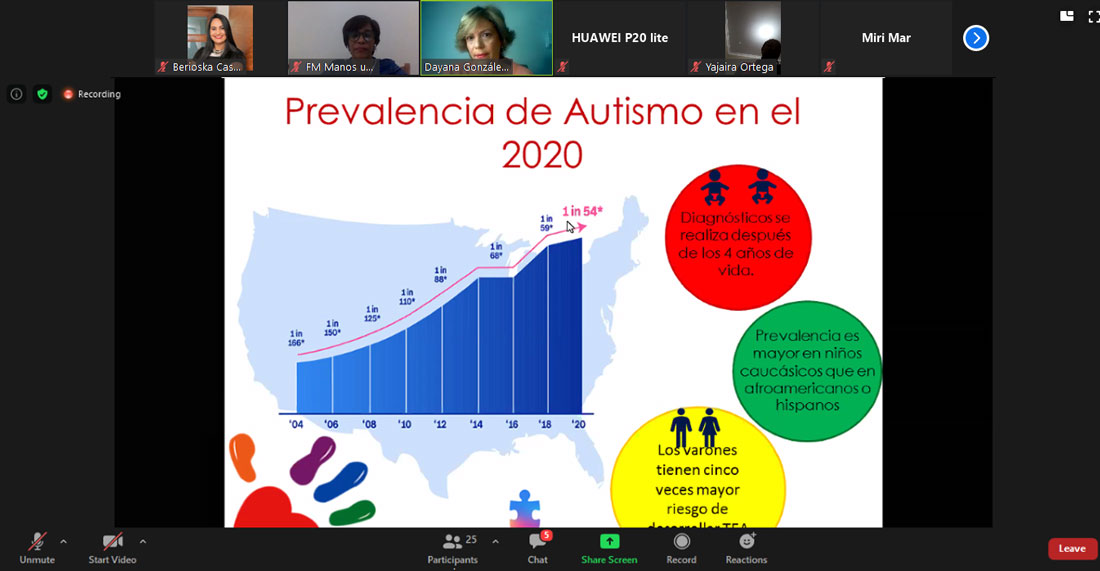 Padres de Centros Educativos reciben charla sobre autismo.