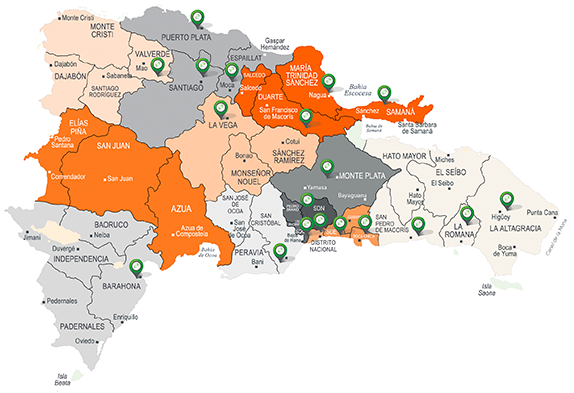 mapa centros servicios prestadores