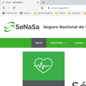 Página web Senasa